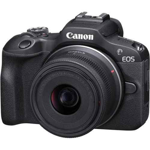 Camara Canon Eos R100 Lente 18 45Mm 24.2Mp Sin Espejo