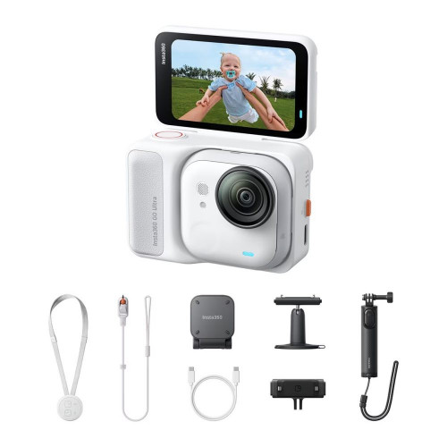 Cámara de acción Insta360 GO Ultra Creator Bundle Blanco