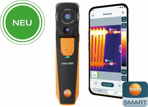 Cámara de imagen térmica para smartphones TESTO 860i Set