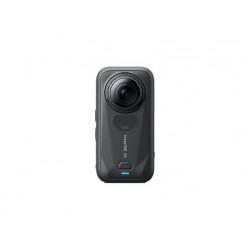 Cámara deportiva - Insta360 X6 Standard Bundle, 8K 50fps 360 Video, 140min Autonomía, Sumergible, Efecto Invisible Selfie Stick, Midnight Black