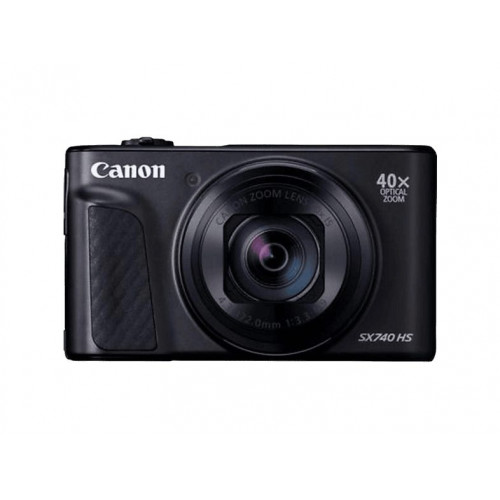 Cámara digital compacta - CANON PowerShot SX740 HS LITE EDITION, 20,3 megapixel, (4K) 3840 x 2160, 29,97/25 fps (Full HD) 1920 x 1080, 59,94/50/29,97/25 fps, (HD) 1280 x 720, 59,94/50 fps, Negro