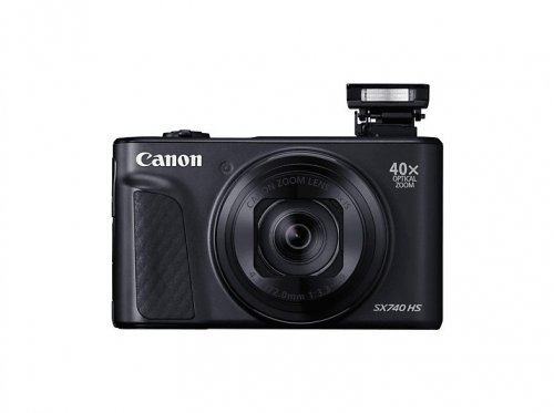 Cámara digital compacta - CANON PowerShot SX740 HS LITE EDITION, 20,3 megapixel, (4K) 3840 x 2160, 29,97/25 fps (Full HD) 1920 x 1080, 59,94/50/29,97/25 fps, (HD) 1280 x 720, 59,94/50 fps, Negro