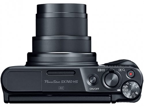 Cámara digital compacta - CANON PowerShot SX740 HS LITE EDITION, 20,3 megapixel, (4K) 3840 x 2160, 29,97/25 fps (Full HD) 1920 x 1080, 59,94/50/29,97/25 fps, (HD) 1280 x 720, 59,94/50 fps, Negro