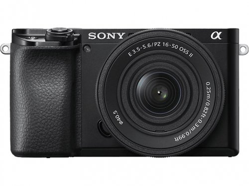 Cámara EVIL - Sony  Kit Alpha 6100 (ILCE6100L) + Objetivo  SELP16502 + Tarjeta SD 64GB, 24.2MP, Wi-Fi