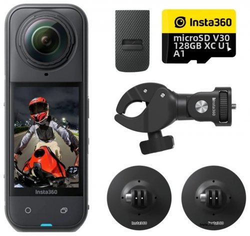 Cámara Insta360 X5 Motorcycle Bundle