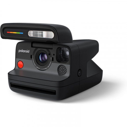 Cámara Instantánea Polaroid Flip Película 79x79mm Sensor Auto Bluetooth Flash Negra + Color Film