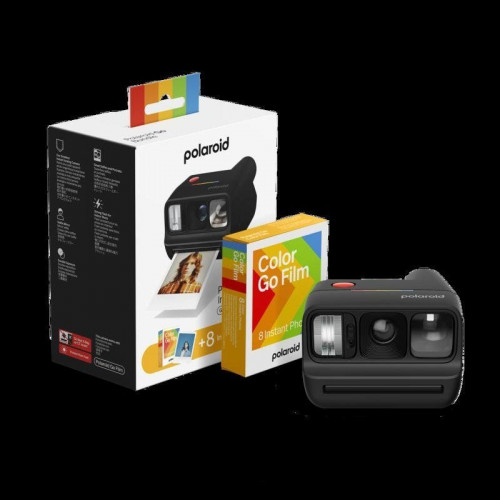 Cámara Instantánea Polaroid Go Gen 3 Flash Espejo Autodisparador Negra