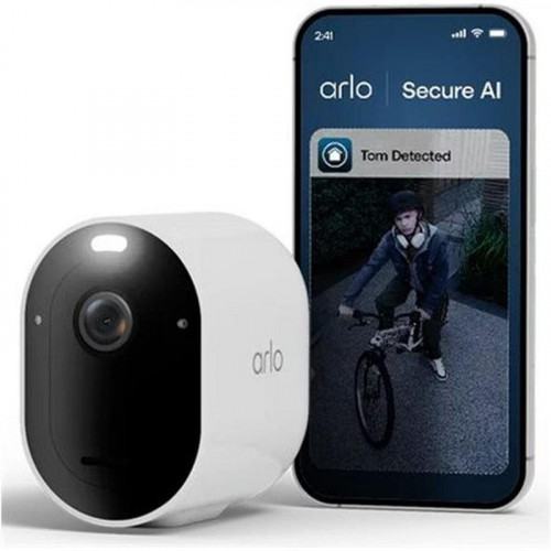 Cámara IP Arlo Pro 6 2K Visión Nocturna Interior y Exterior Alarma Audio Bidireccional