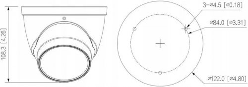 Cámara IP IPC HDW3649T ZS IL 27135 Dahua