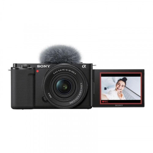 Cámara Mirrorless Sony ZV-E10 24,2MP 16-50mm APS-C WiFi Bluetooth