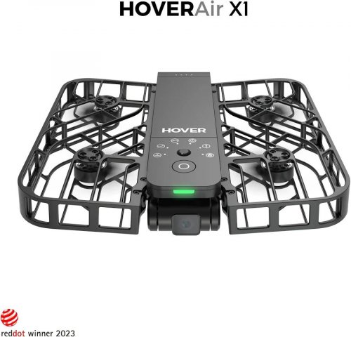Cámara Voladora Autoautónoma de Bolsillo HOVERAir X1 Pack Combo Plus Blanco con 2 Baterías Extra Seguimiento Automático 1080P HDR 125g Despegue