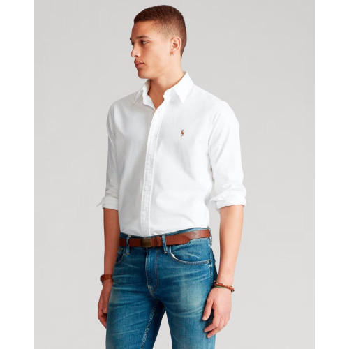 Camisa de hombre de Oxford Regular fit Blanco
