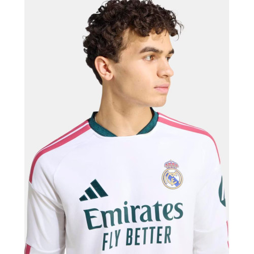Camiseta de hombre 1ª equipación Real Madrid CF 2026-2027 LS adidas Blanco