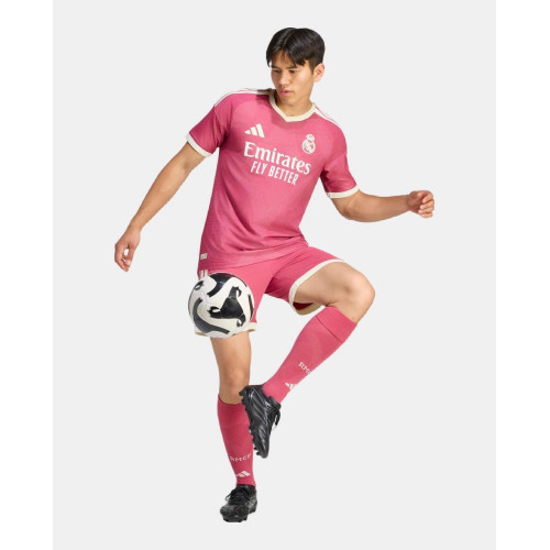 Camiseta de hombre 3ª equipación Real Madrid CF 2026-2027 Authentic adidas Rosa