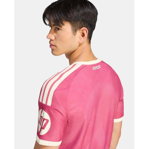Camiseta de hombre 3ª equipación Real Madrid CF 2026-2027 Authentic adidas Rosa