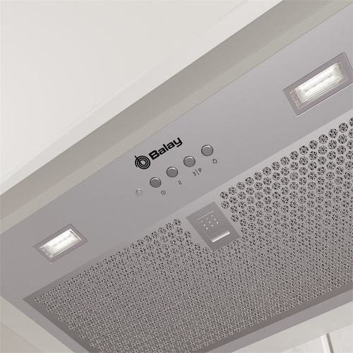 Campana convencional Balay, 52 cm, Acero inoxidable, 3BF356EX Acero Inox