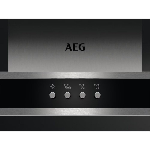 Campana decorativa AEG 3 niveles de potencia - DBB3651M Inox