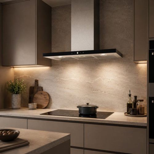 Campana decorativa Midea 4 niveles de potencia - MH90B4300B-ES Inox