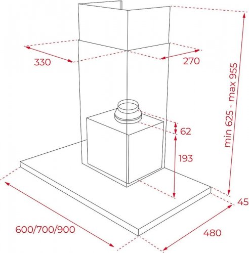 Campana decorativa Teka DSH 786