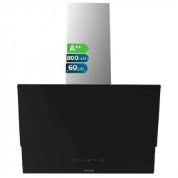 Campana extractora Cecotec Bolero Flux DT 608001 Glass Black A++