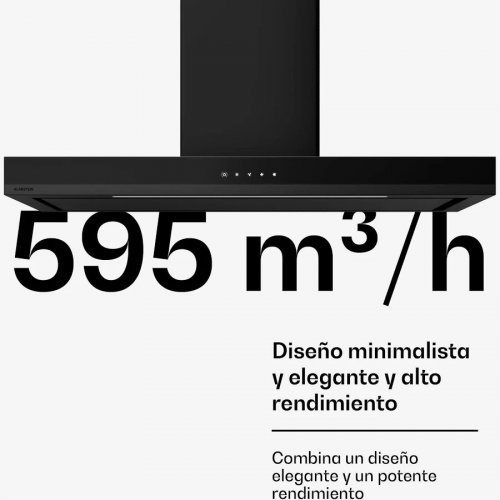 Campana extractora de Pared Klarstein Velaire