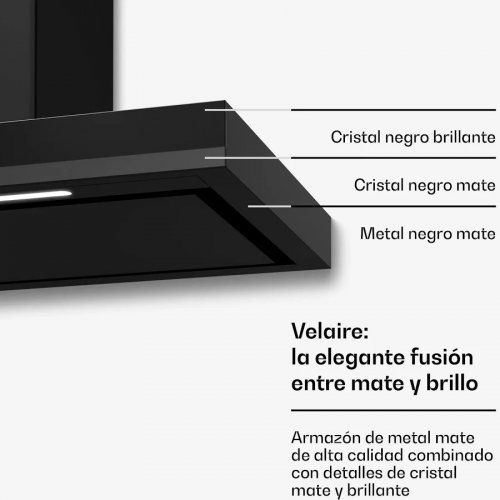 Campana extractora de Pared Klarstein Velaire