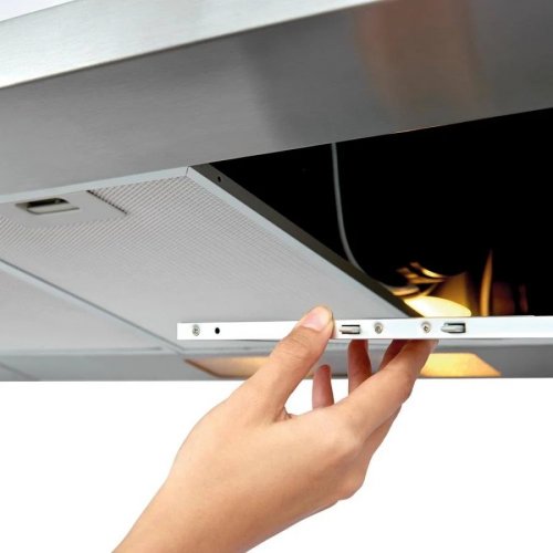 Campana extractora decorativa 70 cm inox cooke & lewis