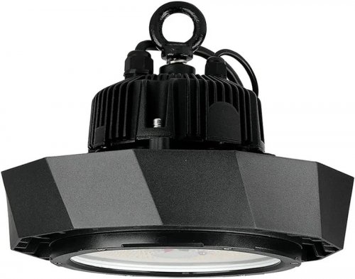 Campana industrial LED Chip Samsung 100W 180lm/w UFO con Driver Meanwell 120° 6400k ip65 regulable