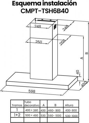 Campana Infiniton CMPT-TSH6B40