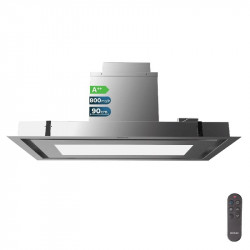 Campana integrable de techo Cecotec Bolero Flux TIR 908000 Inox A++