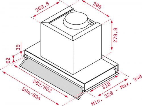 Campana Integrable Teka INTEGRA 66750 POS