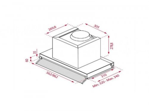 Campana Integrable Teka INTEGRA 66750 POS