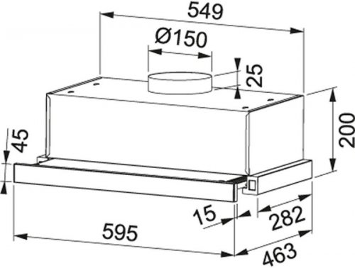 Campana Mepamsa Slimline 60