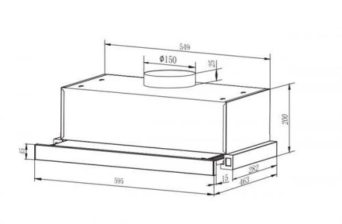 Campana Mepamsa Slimline 60