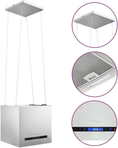 Campana Suspendida Con Sensor Táctil Lcd 37 cm Acero Inoxidable 02_0005857