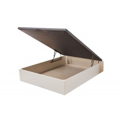 Canapé abatible de madera Marmota Blanco