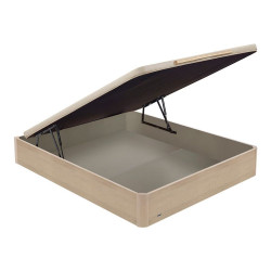 Canapé abatible de madera tejido 3D Flex Natural