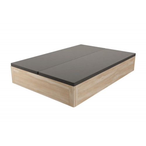 Canapé abatible partido de madera Marmota Madera natural