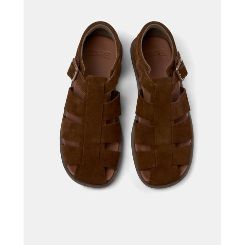 Cangrejeras de hombre don de piel Marrón oscuro