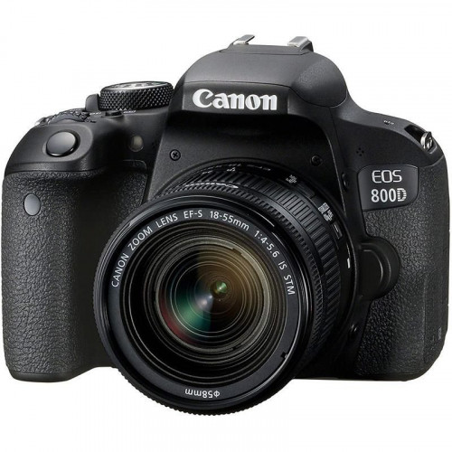 Canon 800D 24MP WiFi/Bluetooth + Objetivo EF-S 18-55mm F4-5,6 IS STM