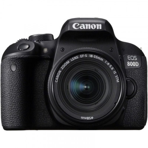 Canon 800D 24MP WiFi/Bluetooth + Objetivo EF-S 18-55mm F4-5,6 IS STM