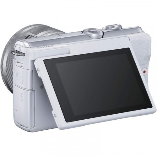 Canon EOS M200 24.1MP WiFi Blanca + EF 15-45mm F3.5-6.3 IS STM