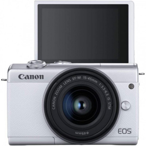 Canon EOS M200 24.1MP WiFi Blanca + EF 15-45mm F3.5-6.3 IS STM