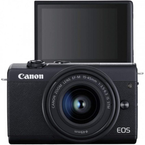 Canon EOS M200 24.1MP WiFi Negra + EF 15-45mm F3.5-6.3 IS STM