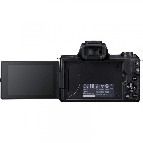 Canon M50 24MP WiFi Negra + Objetivo EF-M 15-45mm F3.5-6.3 IS STM