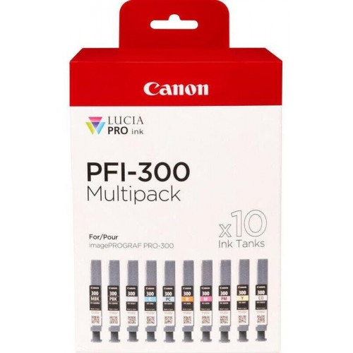 Canon PFI-300 10 Pack