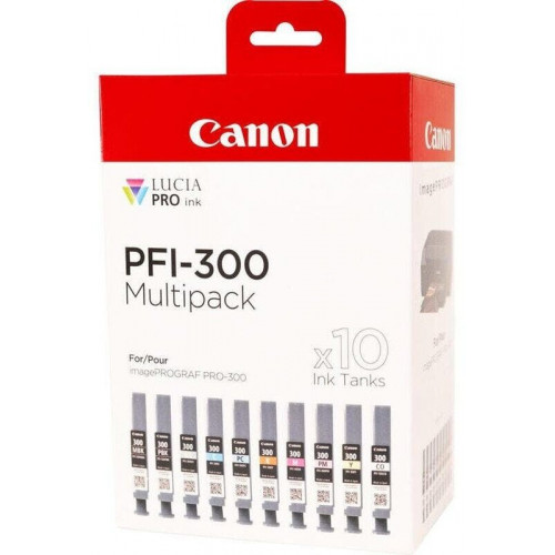 Canon PFI-300 10 Pack