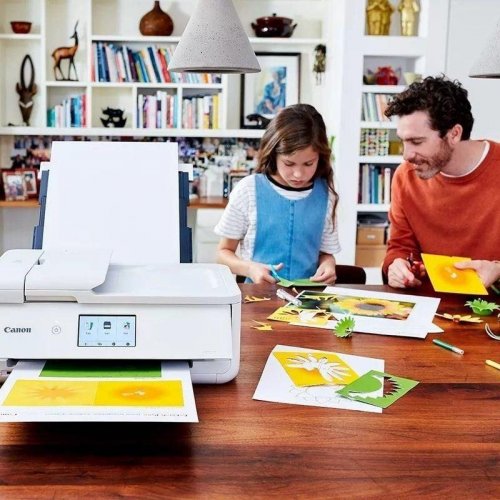 Canon Pixma TS9551Ca Impresora Multifunción Fotográfica Color Blanca Wifi Dúplex A3