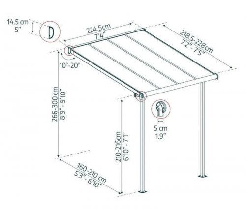 Canopia Pérgola Sierra