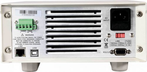 Carga electrónica, 150 W, 0 - 30 A, USB, RS232, LAN